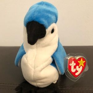 Jay Bird Ty Beanie Beanie Babies Rocket RARE
